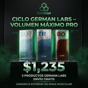 CICLO GERMAN LABS – VOLUMEN MÁXIMO PRO GANANCIA EXTREMA DE MASA MUSCULAR