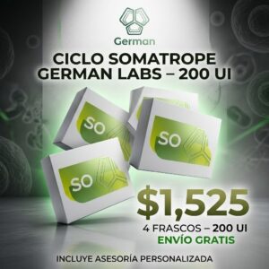 CICLO COMPLETO SOMATROPE GERMAN LABS – 200 UI